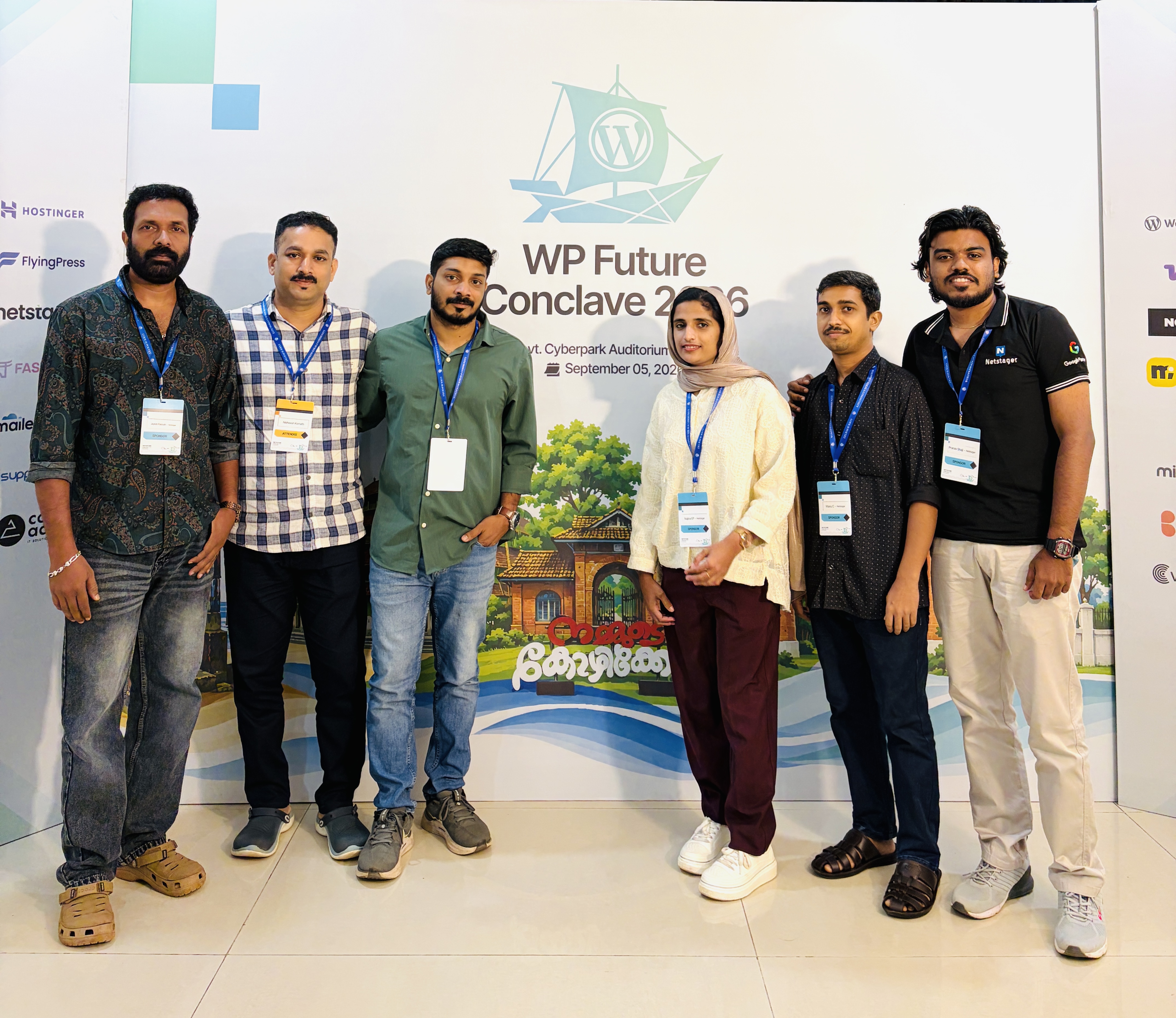 Netstager team at WP Future Conclave 2026, Kozhikode Netstager team at WP Future Conclave 2026, Kozhikode