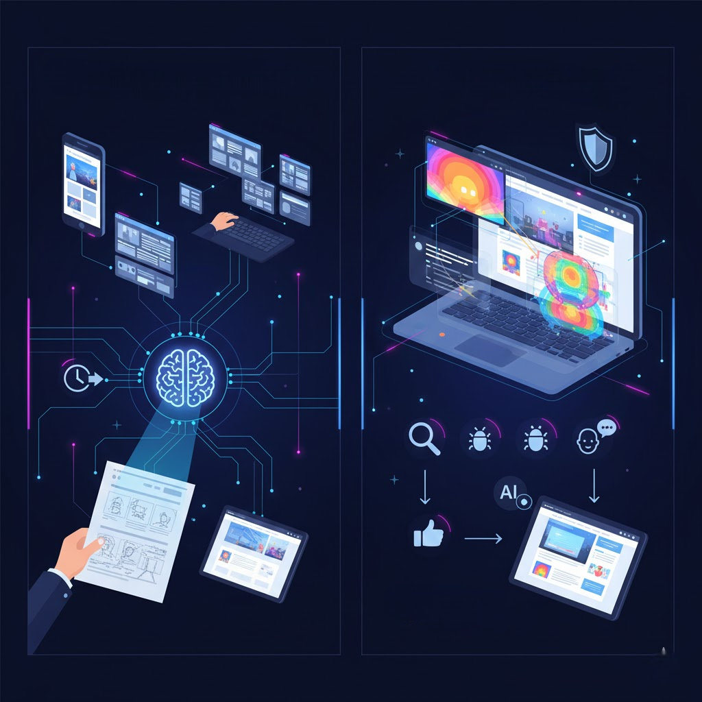 AI visual inspiration for modern web design
